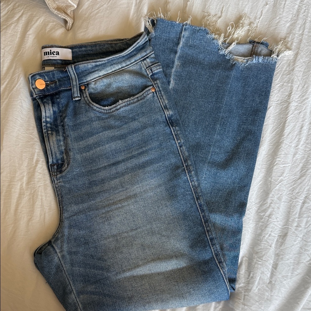 Mica Women's Blue Flare Jeans